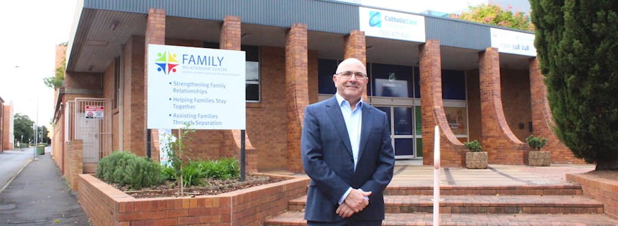 CEO Peter Lock at the site of Heritage and People’s Choice’s new Toowoomba head office